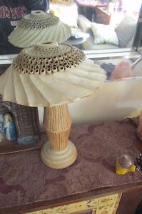 Superb Mid Century Modern Pottery Mushroom Table Lamp Circa 1960 S Or 1970 S