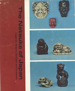 Collectible Japanese Carved Netsuke Makers Types Materials Scarce Book