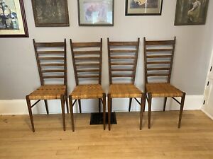 4 Mcm Gio Ponti Italian Dining Chairs By Otto Gerdau