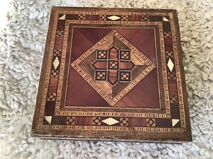 Parquetry Small Hinged Box
