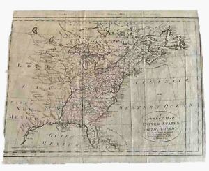 A Corrected Map Of The United States Of North America By T Bowen 1790