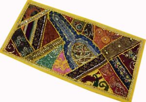 40 Masterpiece Vintage Art D Cor Sari Beaded Wall Hanging Tapestry Runner Throw