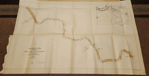 1894 San Joaquin River California Naglee S Ferry To Naglee S Warehouse Color Map