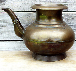 Lota Kendi Kindi Bronze Water Pot Spouted Indian Sth Asian Antique 18thc 19thc