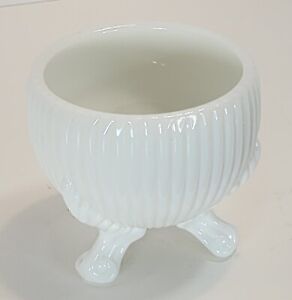 Opaline Milk Glass Portieux Vallerysthal Antique White French Candy Dish Rare