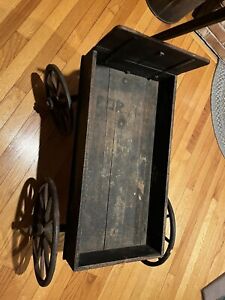 Antique Small Child Wagon Cart Original