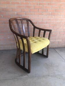 Vintage Edward Wormley Club Chair Rare Drexel Mid Century Modern Rosewood Mcm