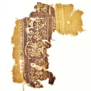 Circa 4 7th Century Ad Coptic Christian Textile Fragment Byzantine Era Egypt U