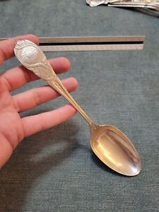 Antique Starr And Marcus Ornate Sterling Silver Serving Spoon