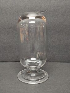 Medium Size Antique Apothecary Blown Glass Inverted Globe Specimen Jar Bim 5 