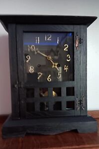  Los Almos New Haven Clock Co Antique Mechanical Mantle Clock Mission A C