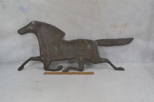 Horse Weather Vane Top Full Body Copper Trotter 30 In Early Primitive Original