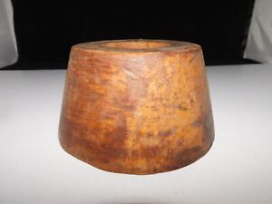 Old Wooden Hat Form Spindle