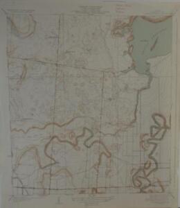Antique Laguna Atascosa Texas Map Original Usgs Topographic Map 1936 16x20