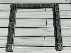 Antique Bronze Fireplace Surround Aesthetic Architectural Salvage