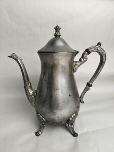 Vintage R Morgan Silver Plated Tea Pot 10 