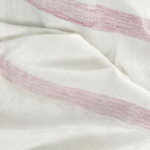 42x 56 C 19th French Linen Soft Tablecloth Textile Bed Cover Curtain Etc Pink S