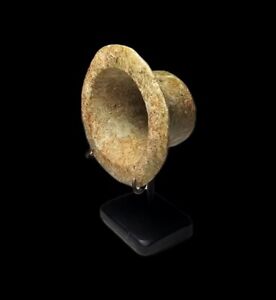 Authentic Maya Jade Ear Spool Precolumbian Olmec