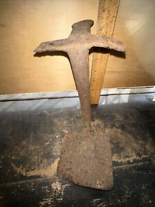Antique 1800 S Steel Iron Horse Drawn Carriage Buggy Wagon Step Rusty 