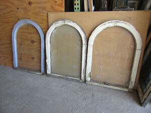  3 Antique Circle Top Window Sashes 24 5 X 33 75 Architectural Salvage