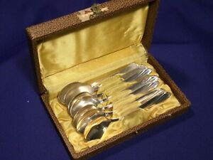 Antique German Silverplate Coffee Spoons