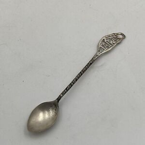 Vintage Sterling Silver Taiwan Souvenir Asian Design Spoon 925 Not Scrap 9g