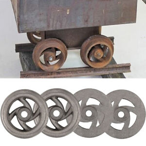 Mining Ore Car Small Track Mine Cart Wheel Cast Iron 7 1 4 Diameter For Lg Model