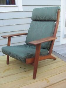 Vintage Hans Wegner Getama Lounge Chair Ge 290a Mid Century Circa 1960s