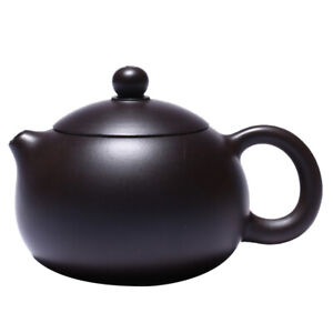 4 1 Collect Chinese Yixing Zisha Pottery Black Clay 150ml Mesh Xishi Teapot 