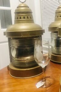 Perko Antique Solid Brass X Large Ship Lantern 