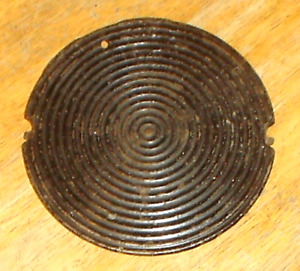 Antique Cast Iron Stove Pipe Collar Heat Ring Register Grate Center Cover Cap M8