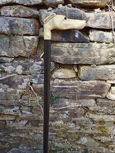 Deco Style Greyhound Lurcher Whippet Collectors Walking Stick 