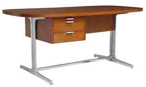 Vintage Midcentury Mahogany Desk By George Nelson For Mobilier International