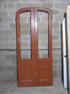  Antique Double Entrance French Doors 44 X 96 75 Architectural Salvage
