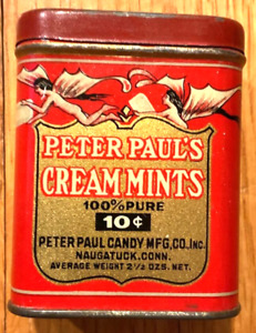 Peter Paul S Cream Mints Tin
