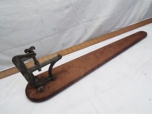 Antique Table Top Fold Flip Up Wooden Ironing Board 1903 Patent Tool Clothes