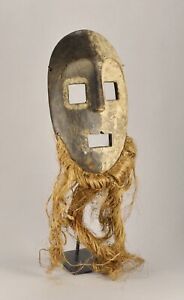 Large Komo Kumu Wood Mask Ituri Congo Drc African Tribal Art Gallery Ta1689