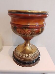 Antique Bronze Brass Terracotta Urn Planter