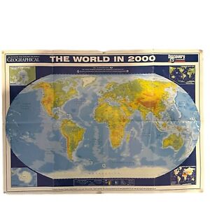 World Map Wall Poster 2000 24x33 