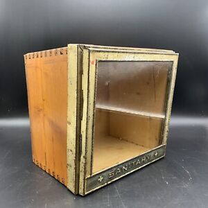 Vintage Mercantile Display Sanitary Cracker Box