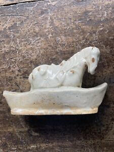 Chinese Pottery Horse Half In Water