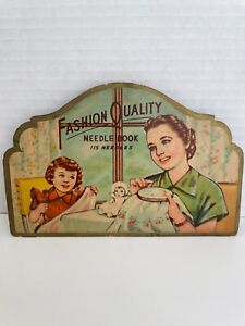 Vintage Fashion Quality 115 Sewing Needle Book Great Graphics Mother