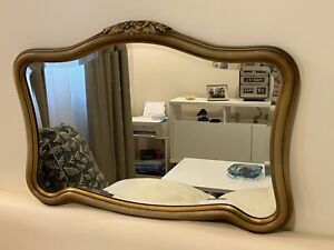 Early 1900s French Provenzal Beveled Glass Mirror Mirror 30 By 20 Inches