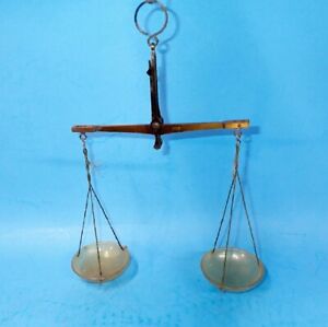 Antique Hanging Gold Or Apothecary Balance Scale