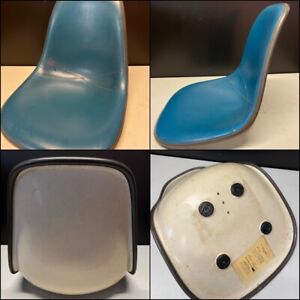  Turquoise Blue Original Herman Miller Eames Fiberglass Shell Chair