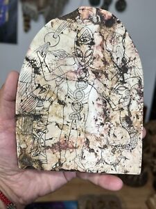 Ojuelos De Jalisco Alien Carved Stone Authentic Aztlan Artifact Dna