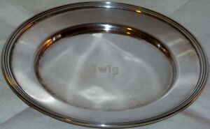 Vintage Signed Fb Rogers 6 Trophy Tray