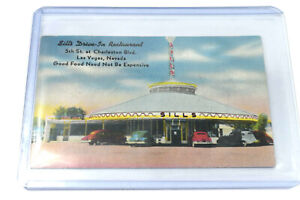 1940 S Sills Drive In Restaurant Las Vegas Nevada Original Business Card