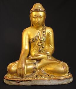 Antique Mandalay Buddha From Burma 19th Century
