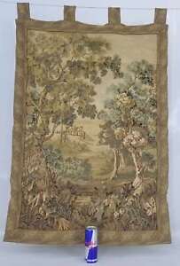 Vintage French Verdure Scene Wall Hanging Tapestry 105x75cm